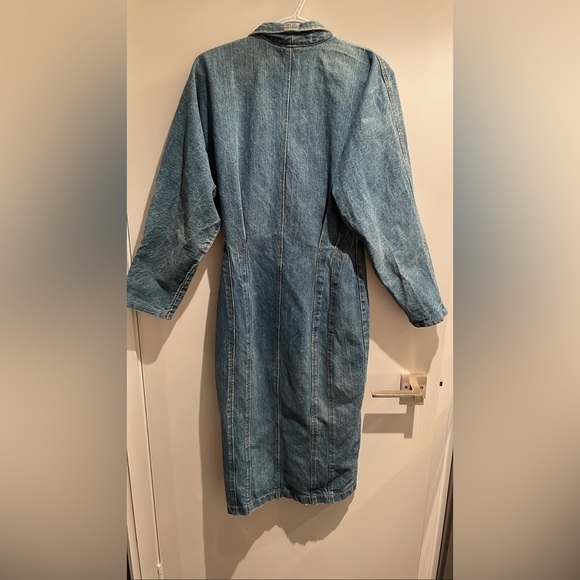 Vintage denim trench/dress - Picture 2 of 2
